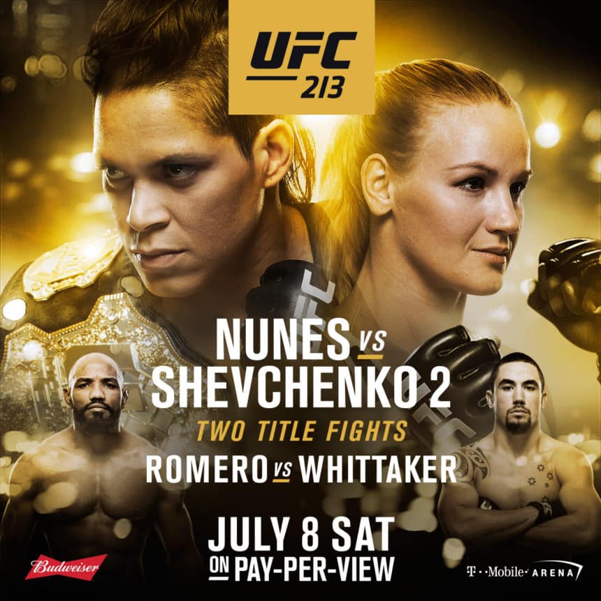 UFC 213 – Nunes vs Shevchenko