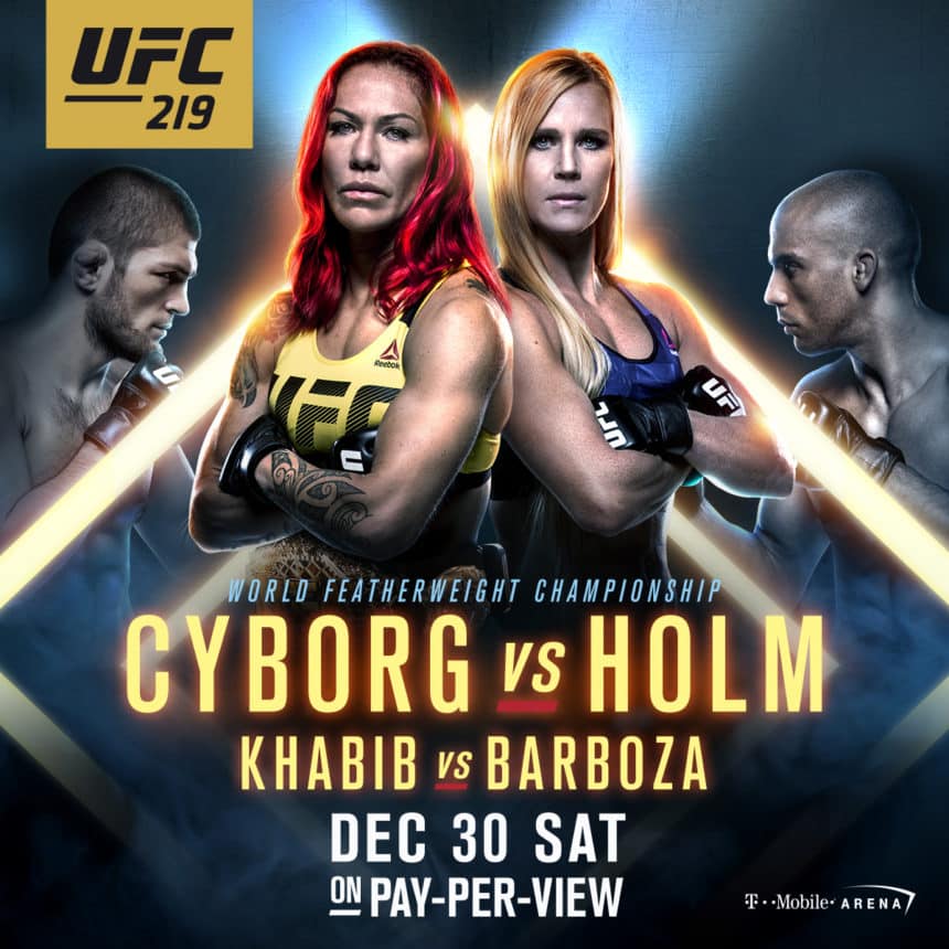 UFC 219 – Cyborg vc Holm
