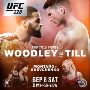 UFC 228 – Woodley vs Till