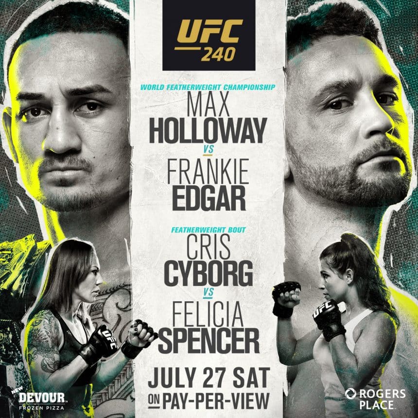 UFC 240 – Holloway vs Edgar