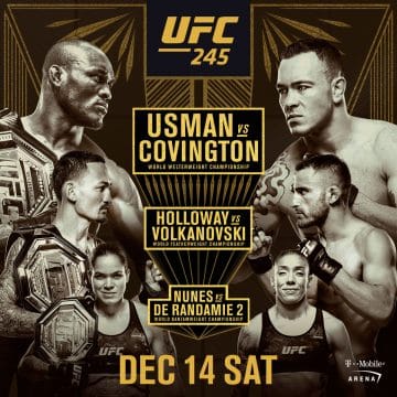 UFC 245 – Usman vs Covington