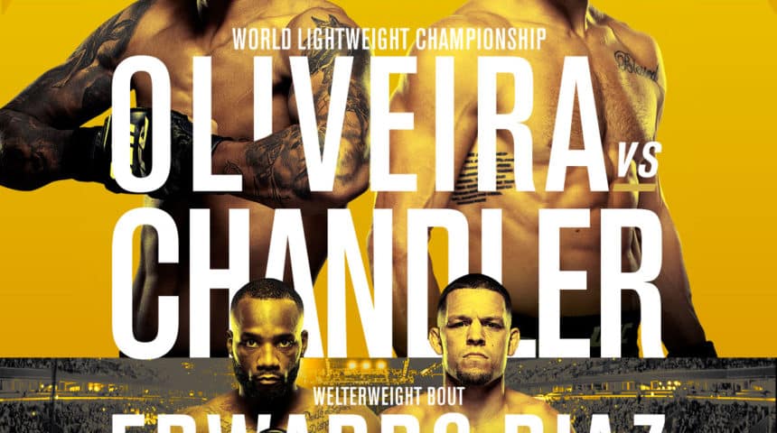 UFC 261 Olivera vs Chandler