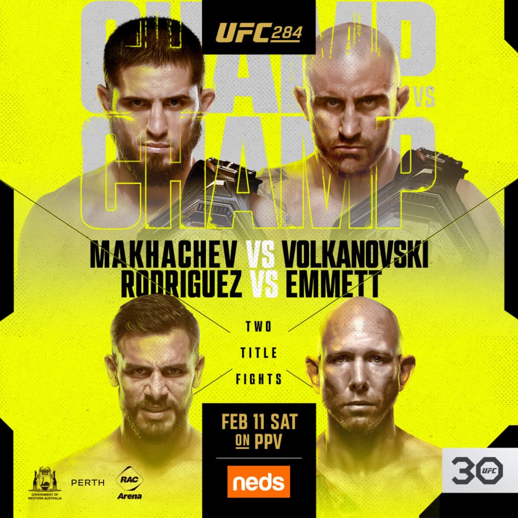 UFC 284 Makhachev vs Volkanoski